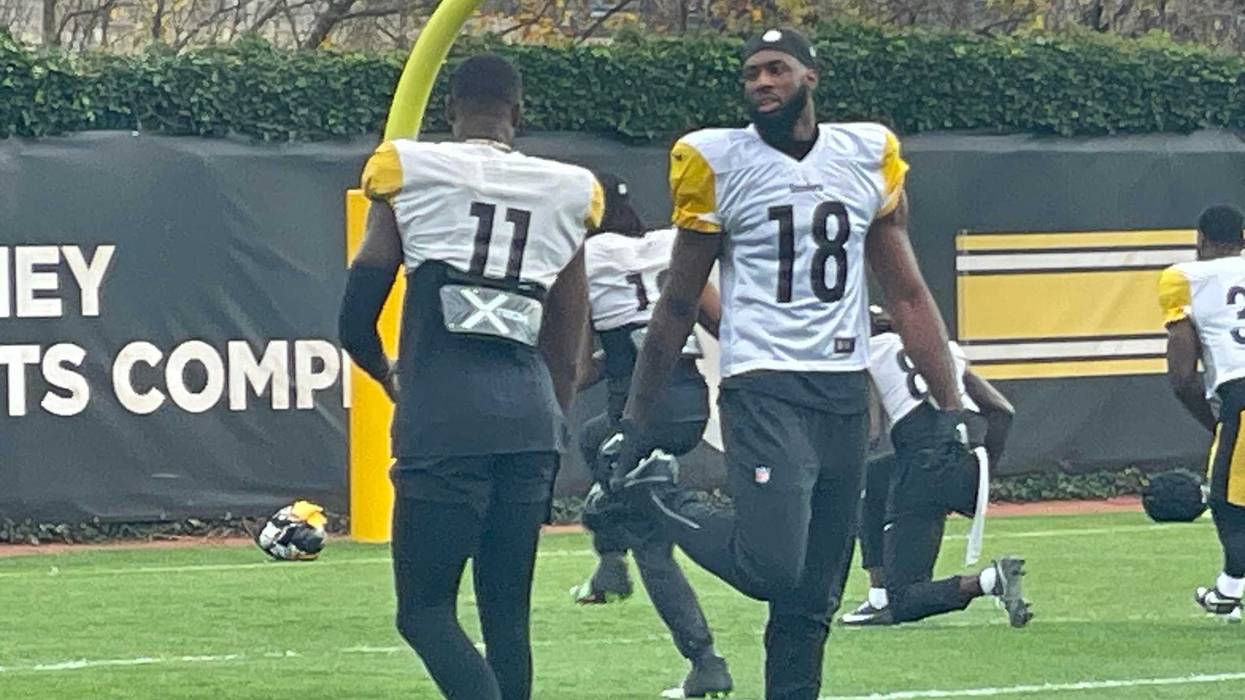 Mike Williams at Steelers practice