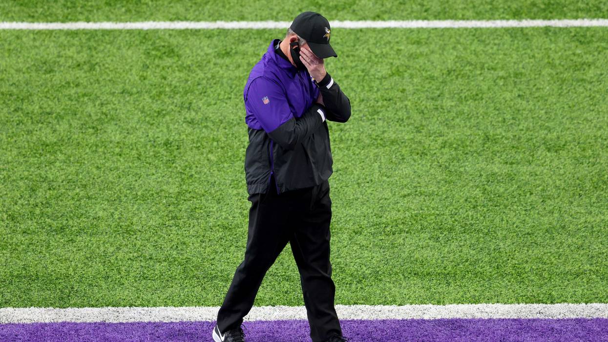 Mike Zimmer of the Vikings