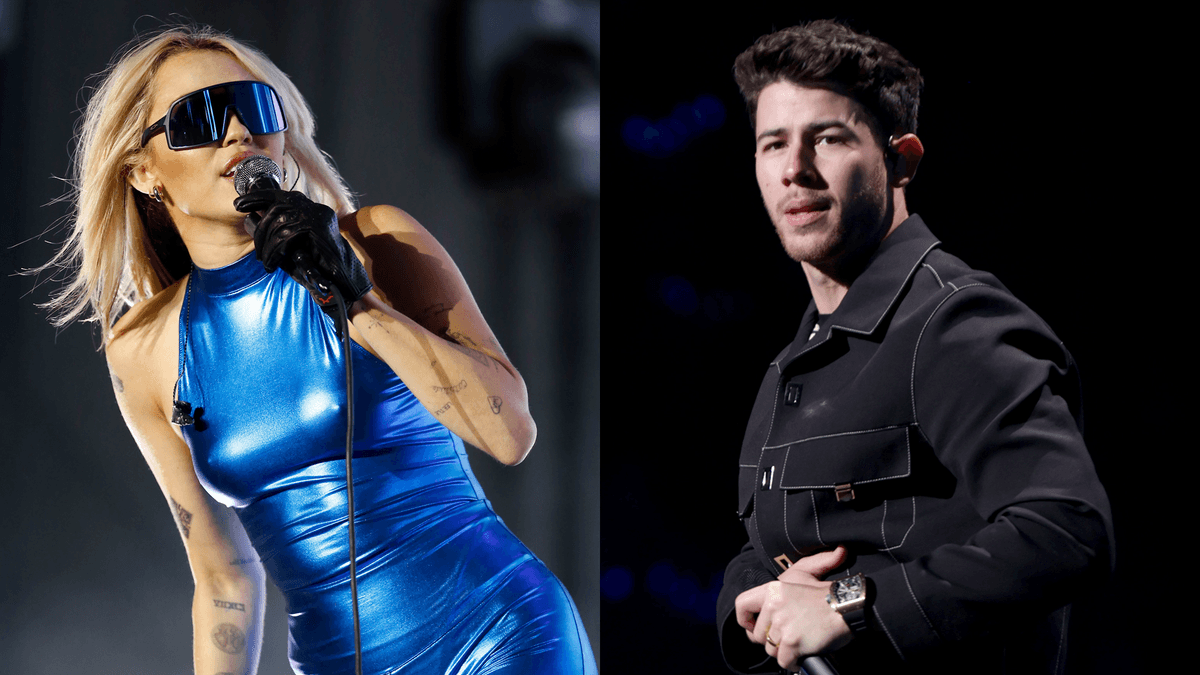 Miley Cyrus and Nick Jonas