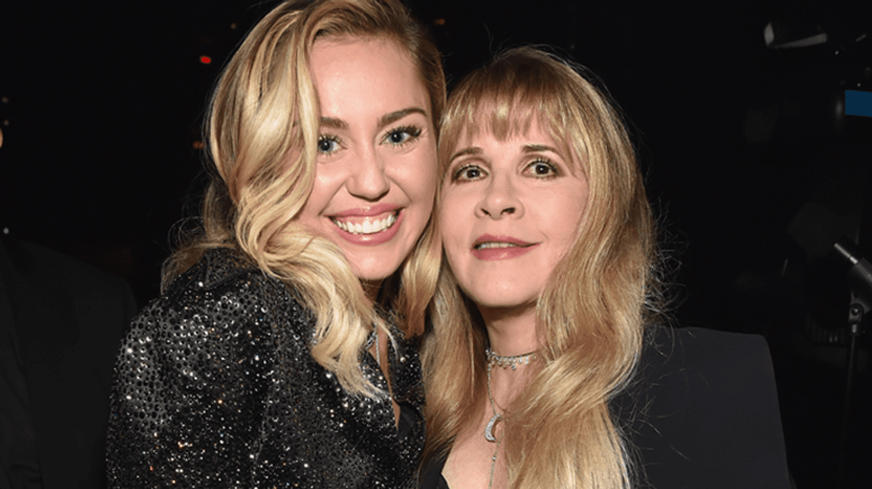 Miley Cyrus and Stevie Nicks