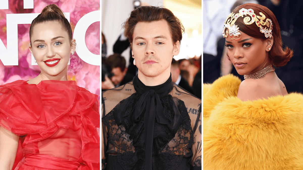 Miley Cyrus, Harry Style and Rihanna