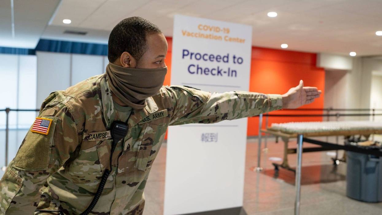 Military begins delivering vaccines in Texas, New York