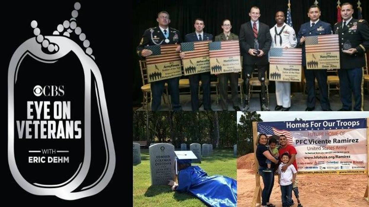 Military Times Service Members of the Year, Homes for our troops, Wounded Warrior Project, Children of Fallen Patriots