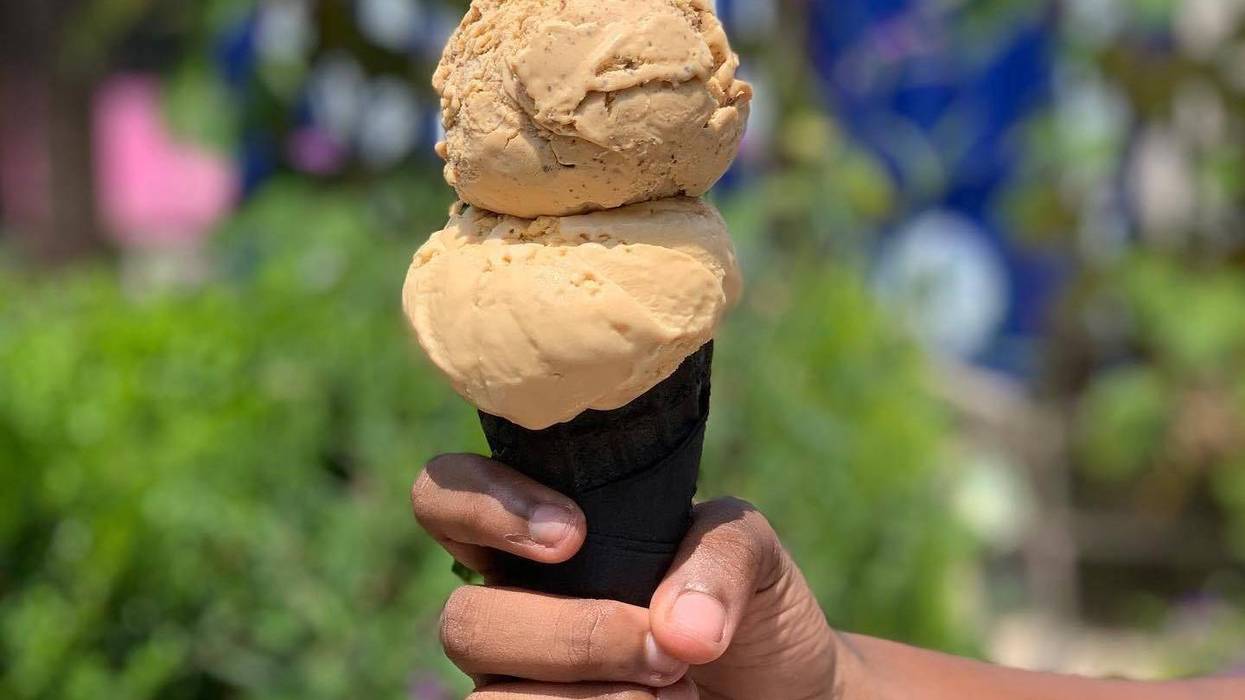 Milk & Froth ice cream cone