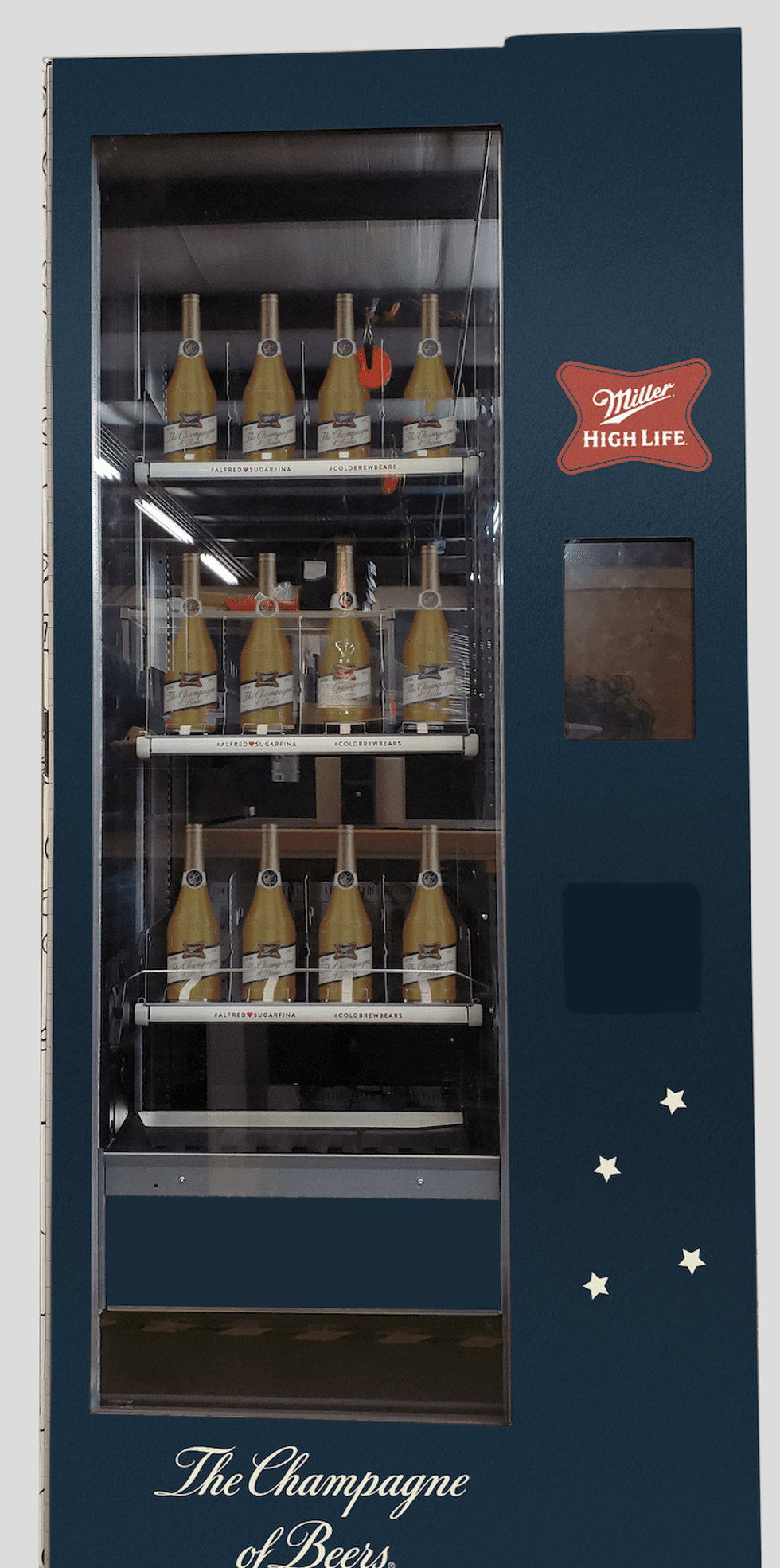 Miller High Life debuts champagne vending machine