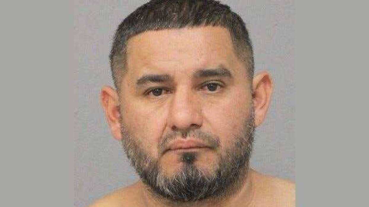 Milton Mendez, 45, is charged after he allegedly attacked a 39-year-old woman and 9-year-old child with a knife in a Long Island home on Tuesday, Jan. 7.