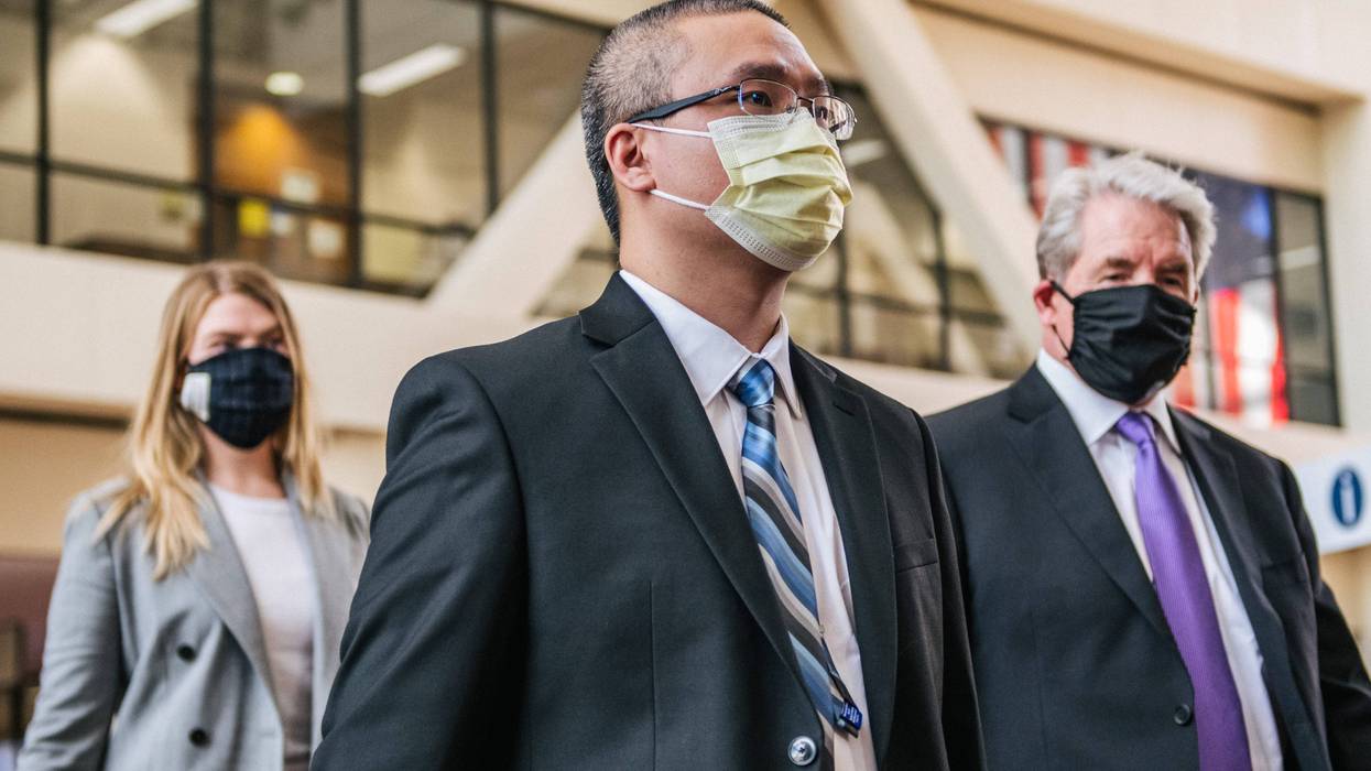 Minneapolis Police Officers Appear For Court Hearing On George Floyd Death Charges.