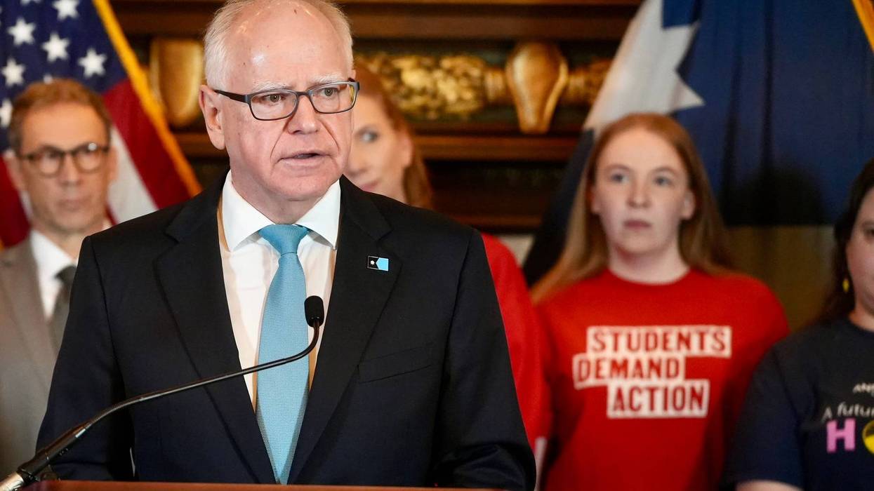 Minnesota Governor Tim Walz called his proposed gun legislation proposal a non-partisan issue, and he's reaching out to Republicans for help to 'protect lives' after Annunciation, which happened on this day, exactly six months ago.