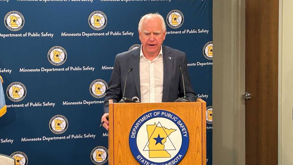 Minnesota Governor Tim Walz provides a briefing on the three major fires burning north of Duluth in northeastern Minnesota.