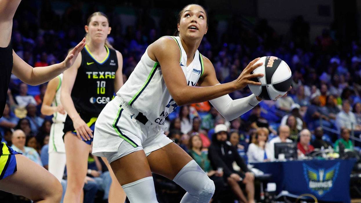 Minnesota Lynx forward Napheesa Collier (24) looks to score against the Dallas Wings during the second half at College Park Center.
