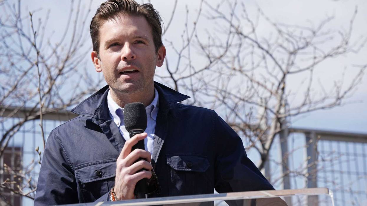 Minnesota Twins executive chair Joe Pohlad addresses the crowd as the team unveils a statue of Joe Mauer before the game with the Detroit Tigers at Target Field.
