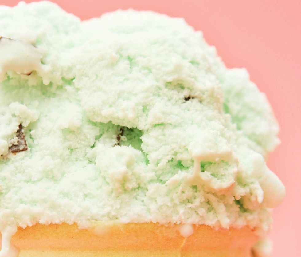 Mint chip ice cream