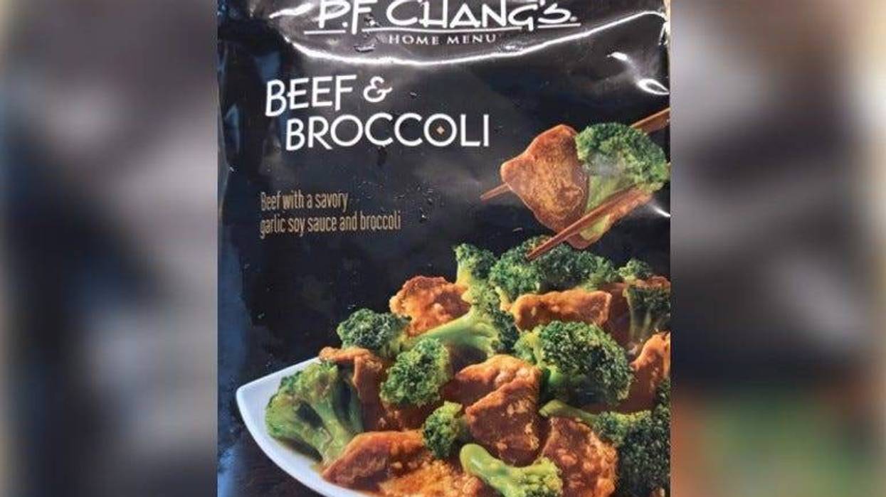 Mislabeled frozen food packages from P.F. Chang's.