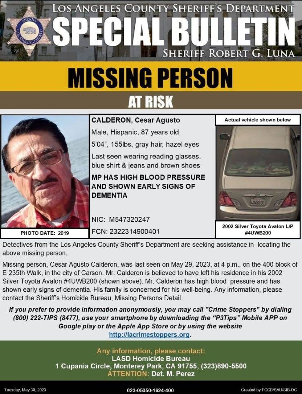 missing carson man