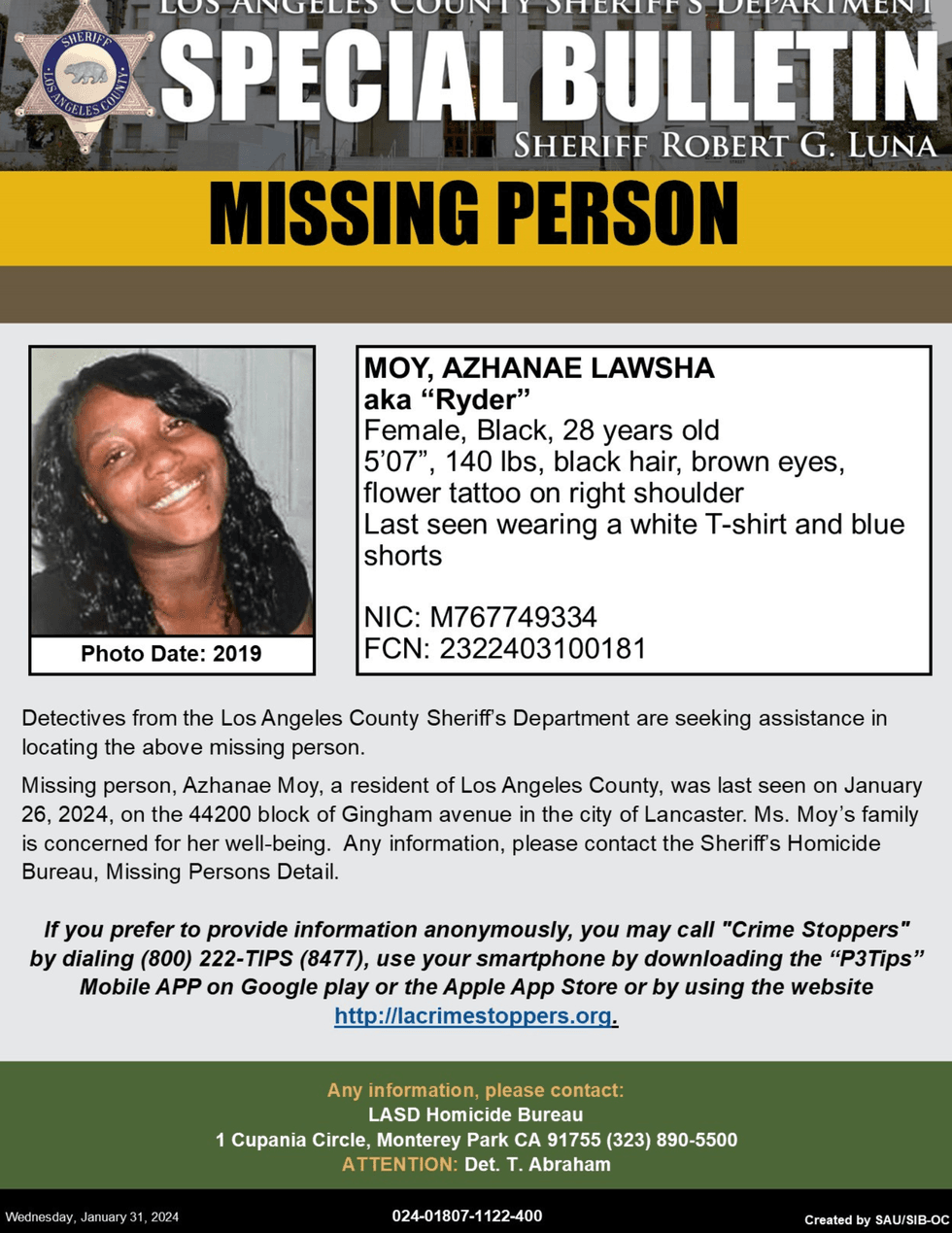Missing in LA
