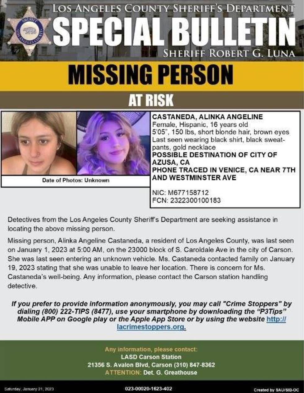 Missing poster