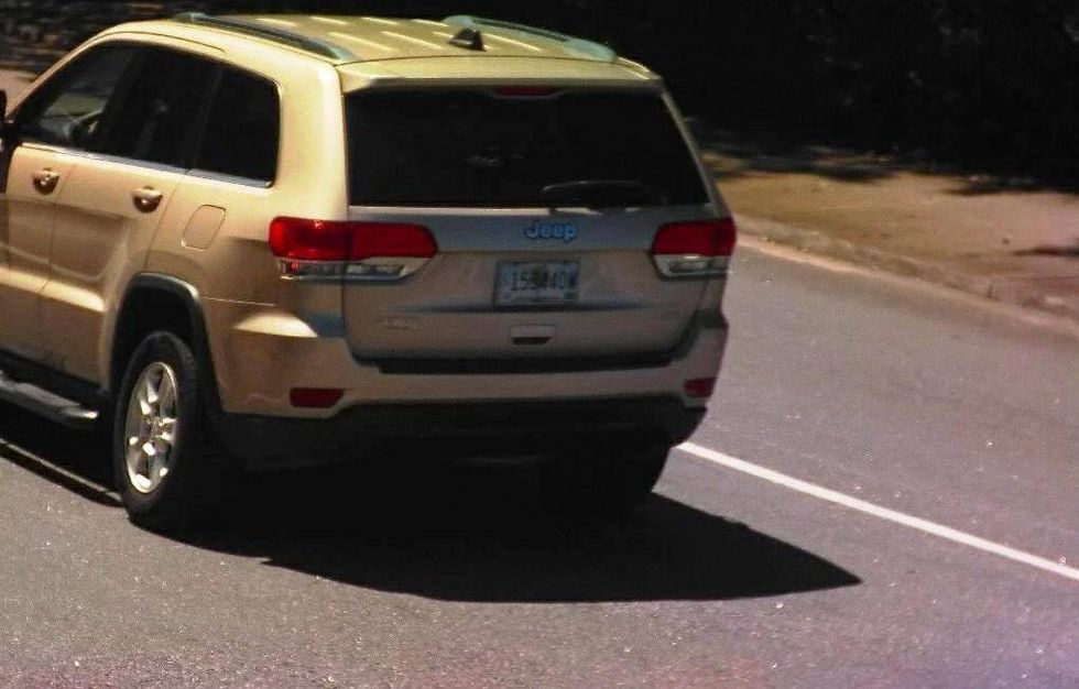 Missing woman believed to be driving this Jeep Grand Cherokee.