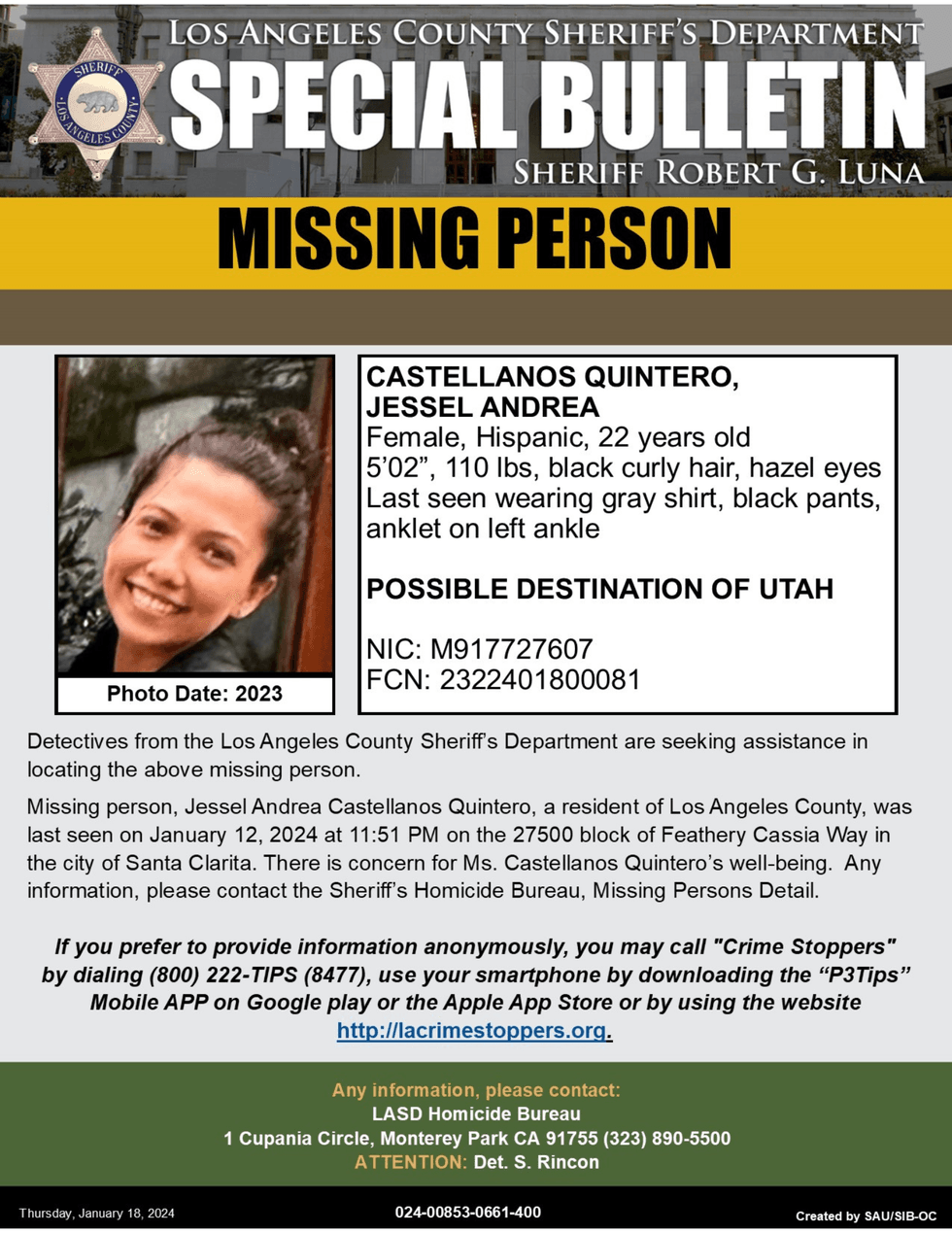 Missing woman