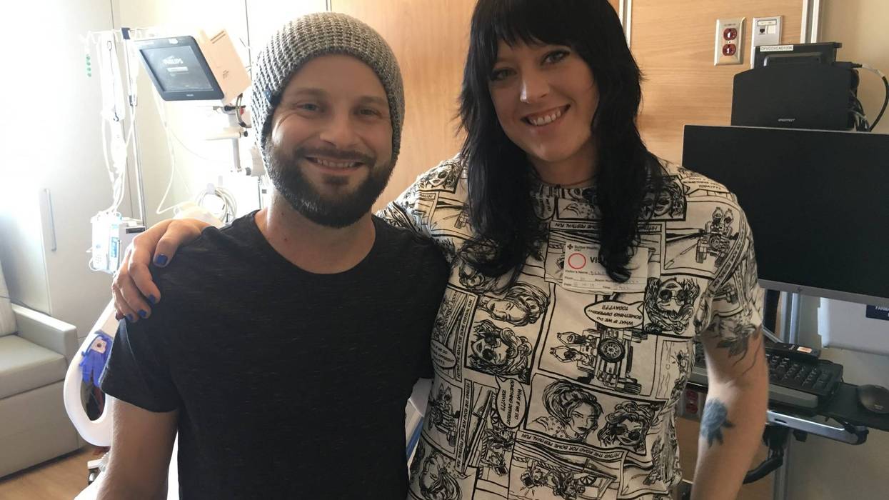 Mitchell Peterson of Oakland, the recipient of California Pacific Medical Center's 500th heart transplant.