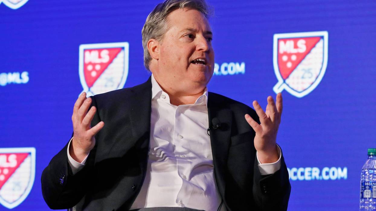 MLS Commissioner Berg Soccer 2687