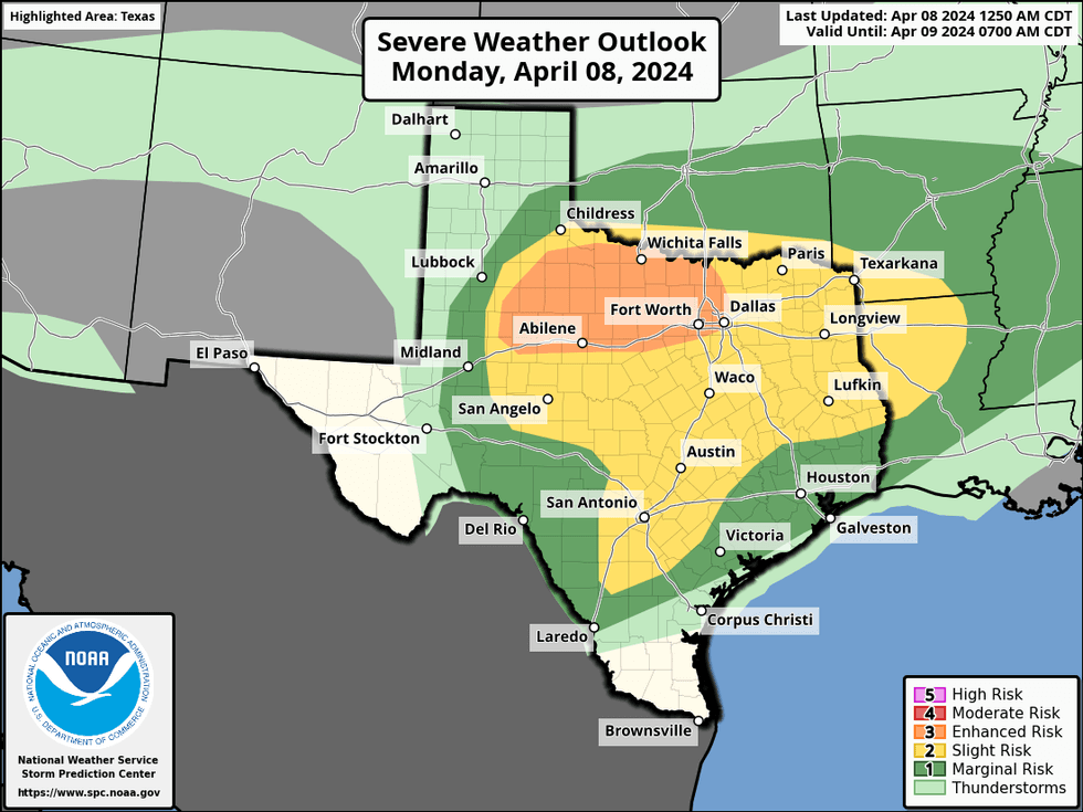 Mnday Severe