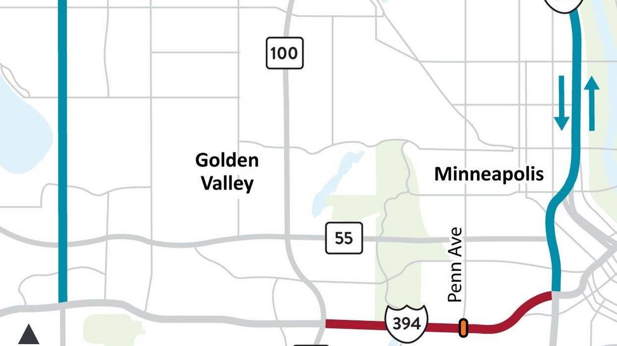 MnDOT is suggesting drivers use interstate 94 and 694, along with Highway 169 with a closure to I-394 all weekend.