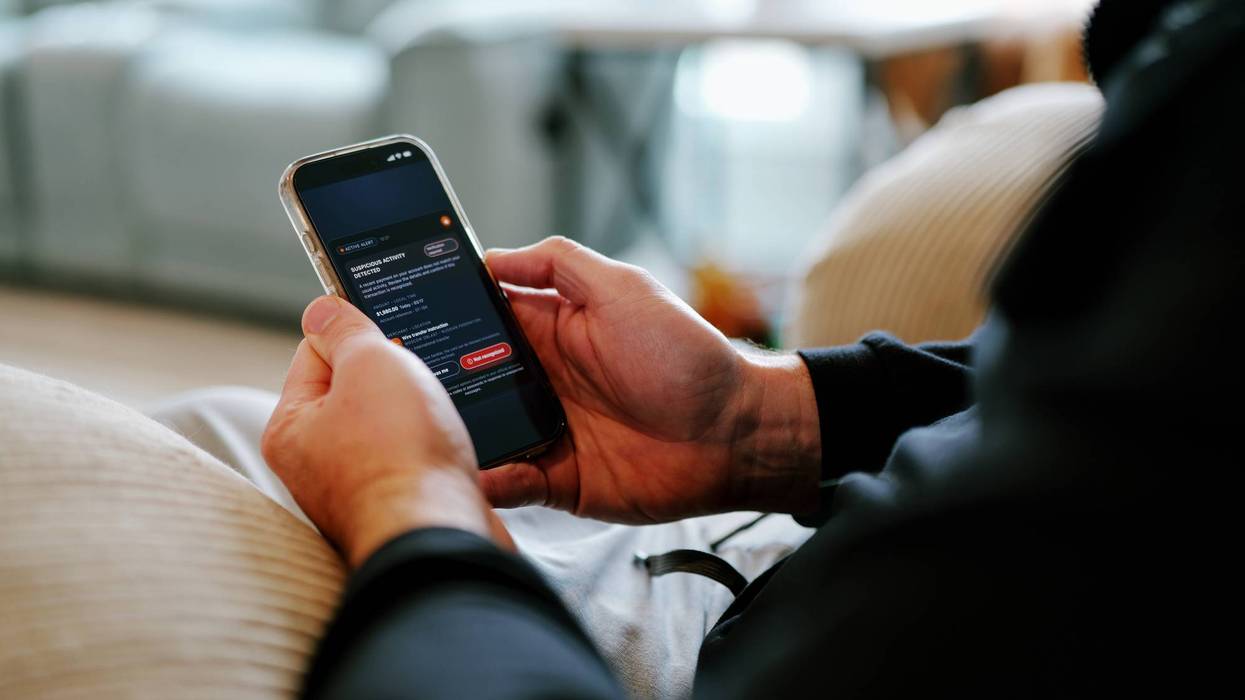 Mobile Banking Foreign Transaction Alerts Concept