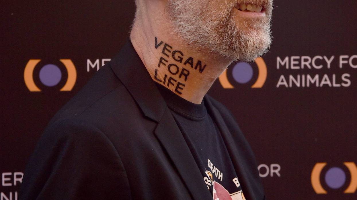 Moby and his new neck tattoo