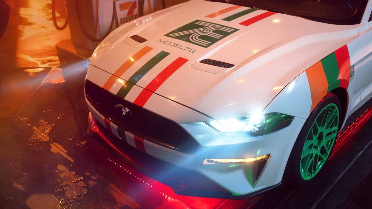 Model 7-11 car from 7-ELEVEN