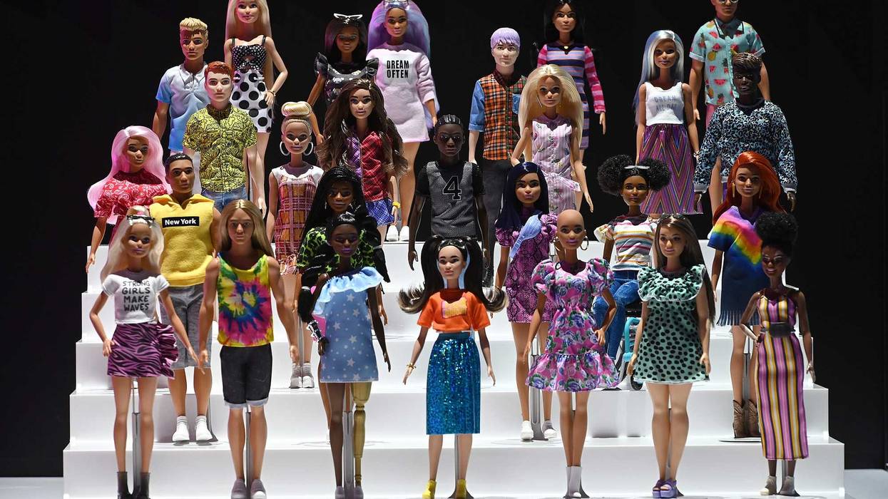 Model display of diverse Barbie dolls seen at the Mattel pavillion during the annual New York Toy Fair 2020, at the Jacob K. Javits Convention Center in New York, NY, on February 22, 2020. (Photo by Anthony Behar/Sipa USA)