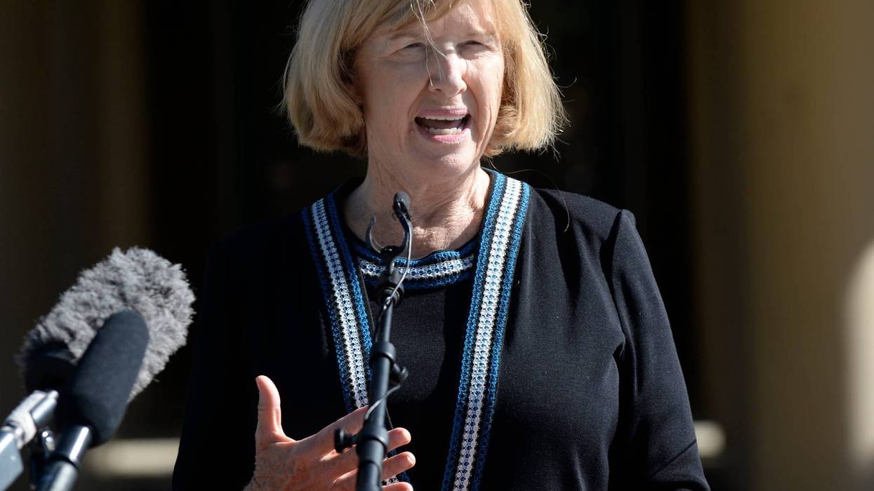 Molly Spearman, South Carolina Superintendent of Education at Roebuck Elementary School. File Photo