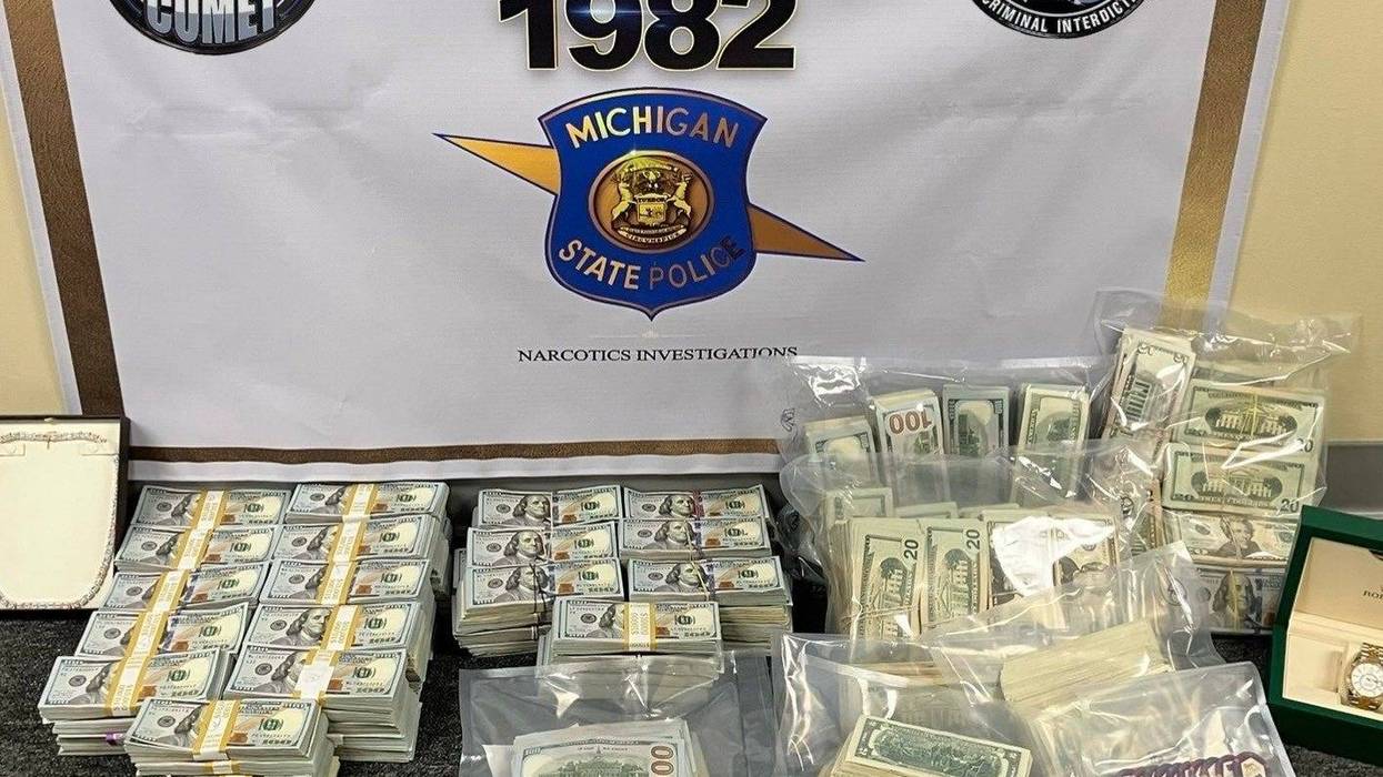 Money and other items seized in MSP COMET raids