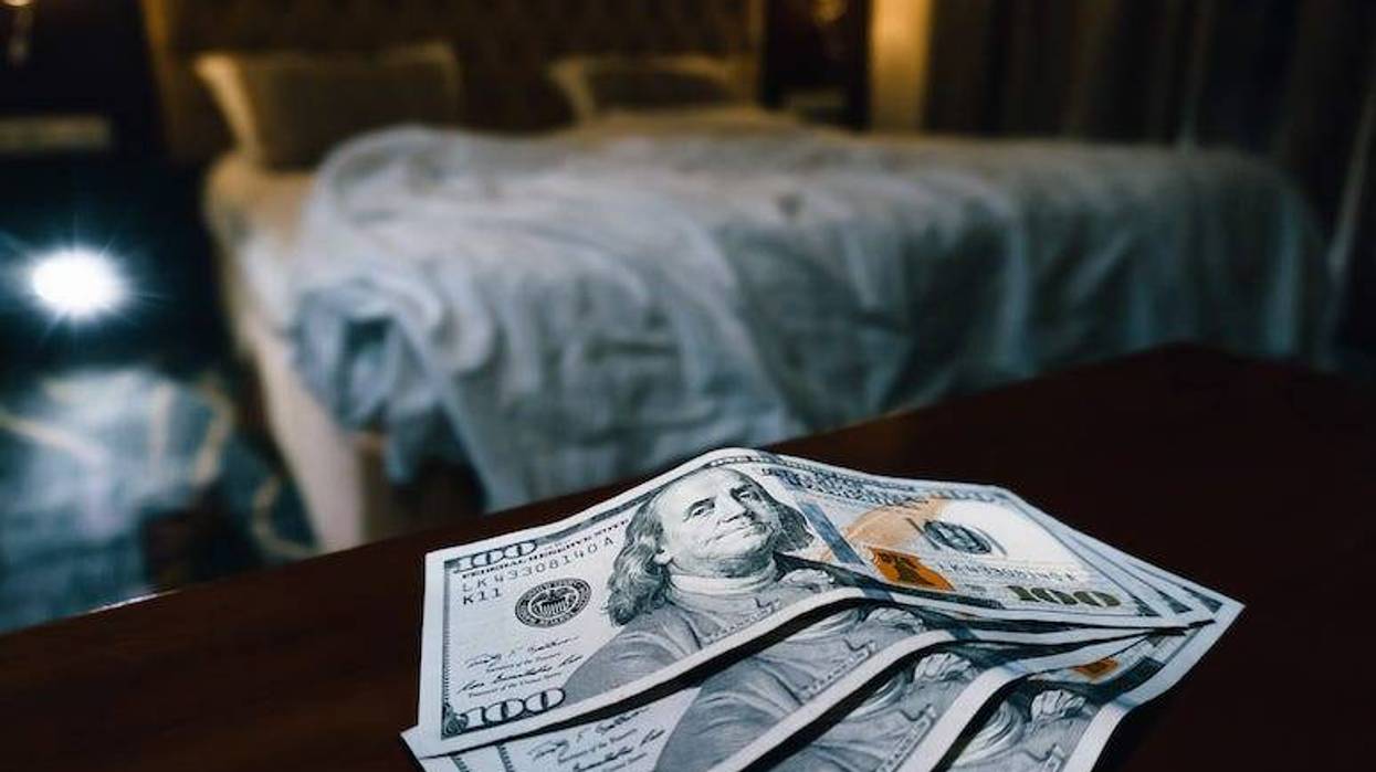 Money, Cash, Bedside Table, Bedroom