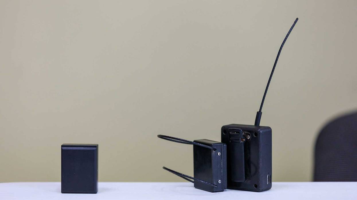 Monitoring system with an electronic bracelet