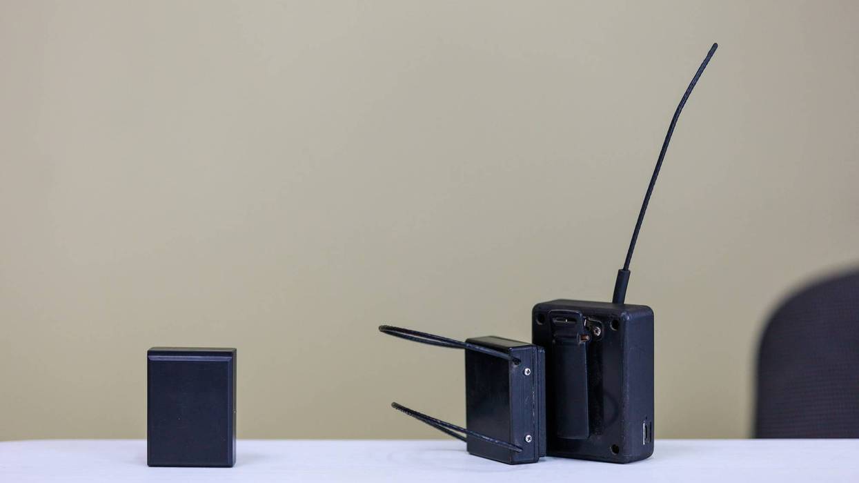 Monitoring system with an electronic bracelet