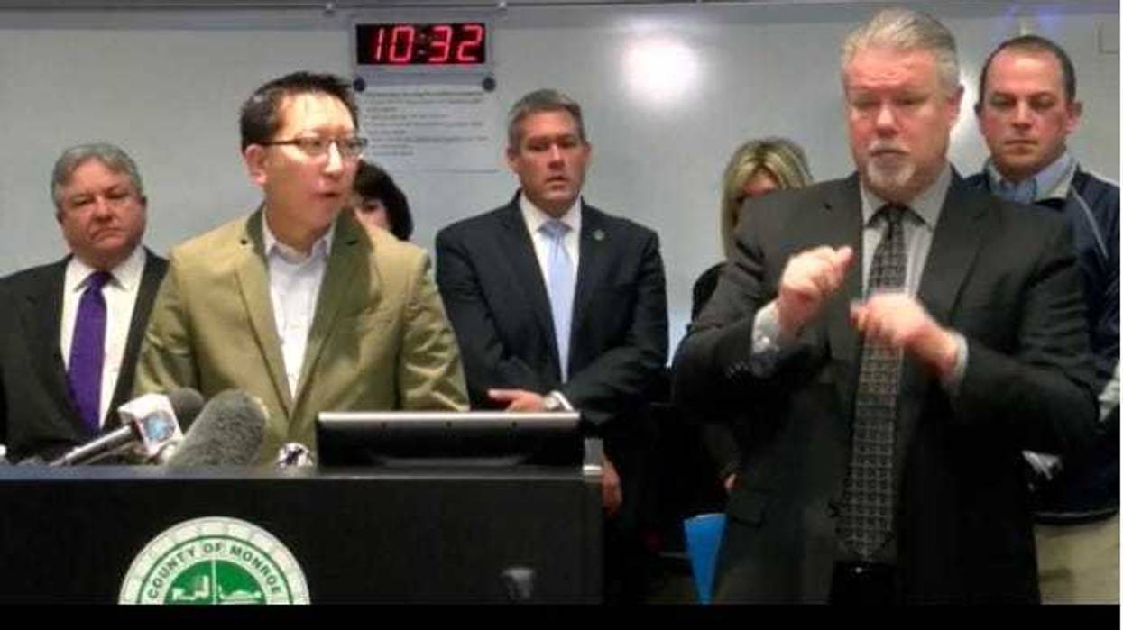 Monroe County news briefing with Health Commissioner Dr Michael Mendoza