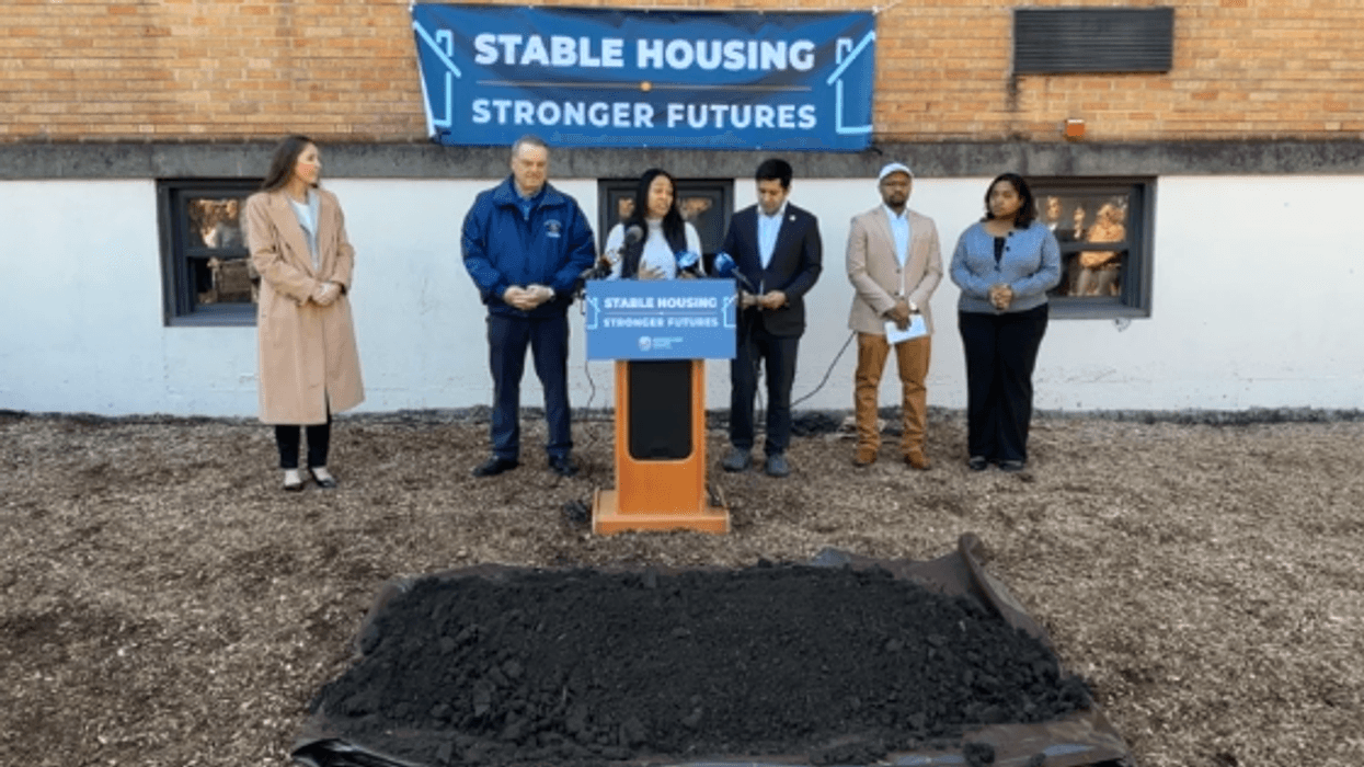 Montgomery County officials break ground on the county’s third supportive housing center to assist people experiencing homelessness, in Norristown.