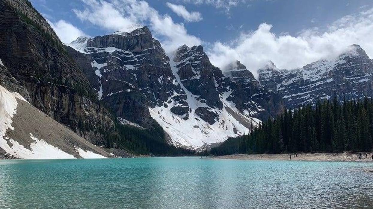 Moraine Lake in Alberta, Canada