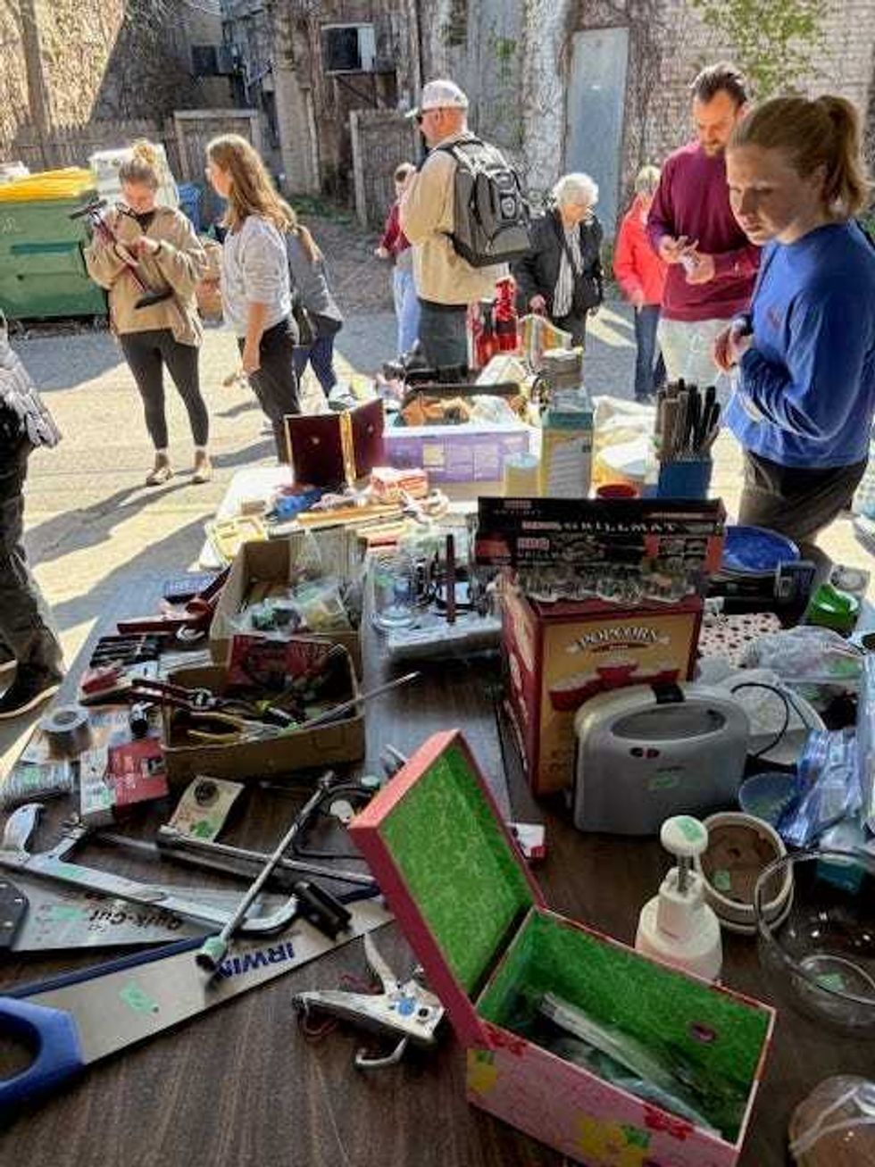 More of that stuff, hopefully making its way from one home to another instead of into the landfills.