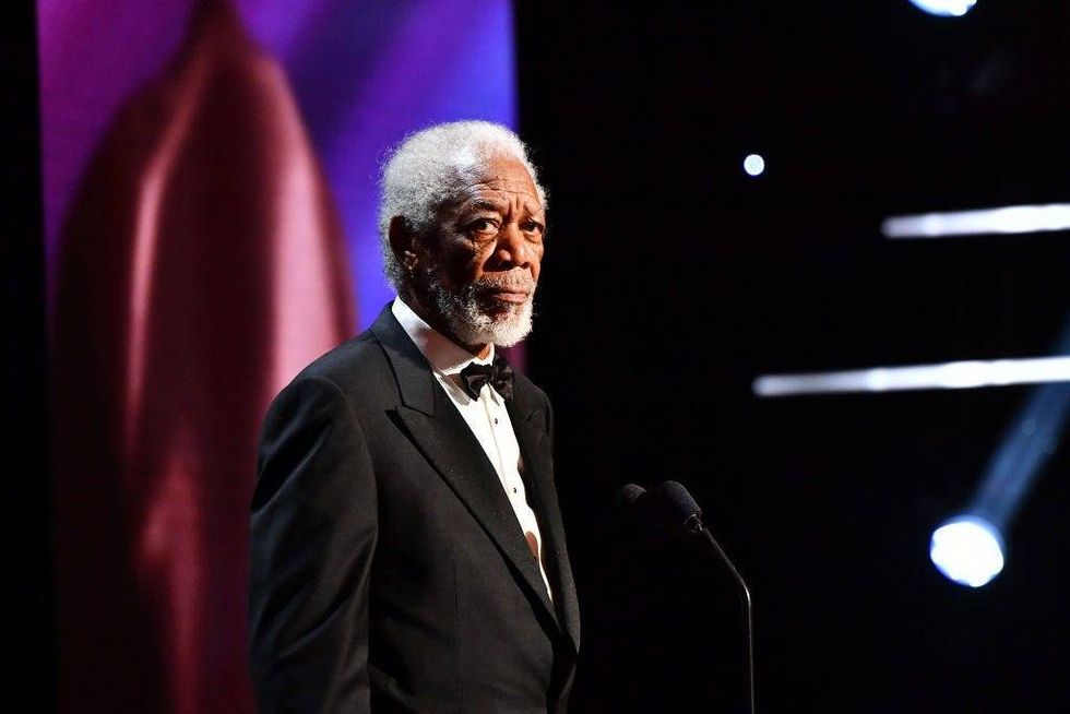 Morgan Freeman speaks onstage during the 51st NAACP Image Awards, Presented by BET, at Pasadena Civic Auditorium on February 22, 2020 in Pasadena, California