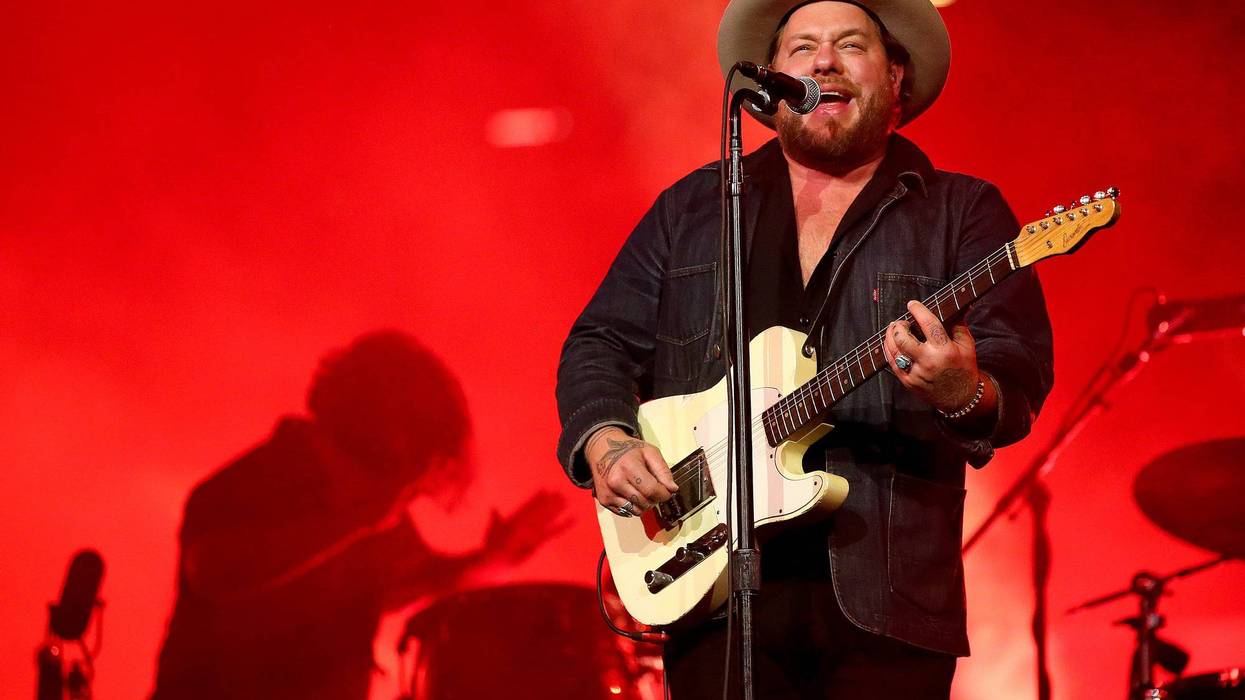 MORRISON, COLORADO - SEPTEMBER 01: Nathaniel Rateliff of Nathaniel Rateliff & the Night Sweats performs onstage during Day 1 of "Red Rocks Unpaused" 3-Day Music Festival presented by Visible at Red Rocks Amphitheatre on September 01, 2020 in Morrison, Colorado.