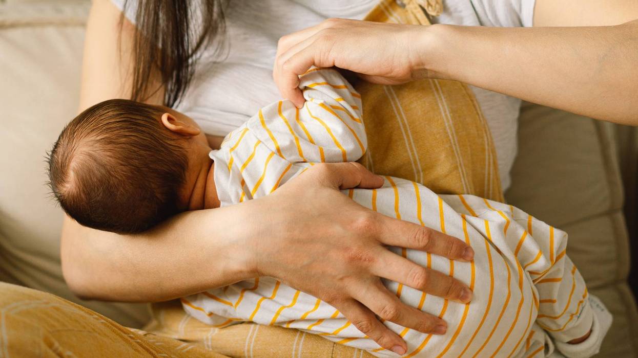 Mother breastfeeding.