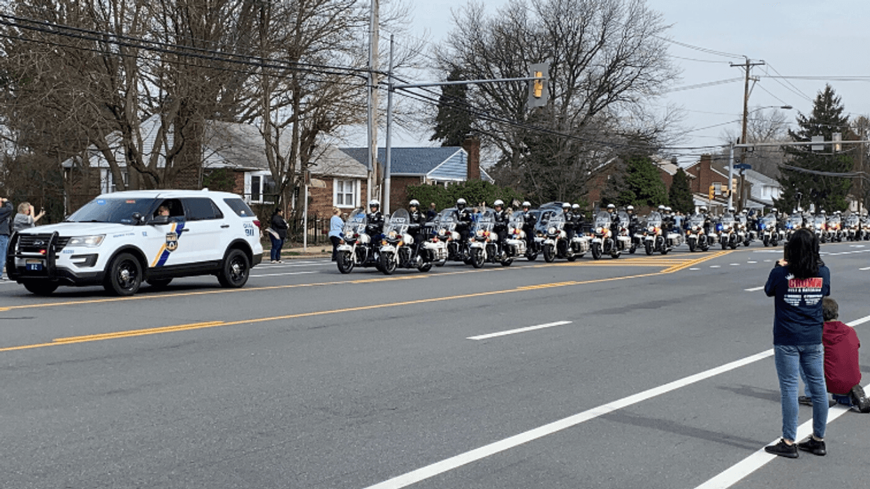 Motorcade procession for late Philadelphia Police Sgt. James O'Connor