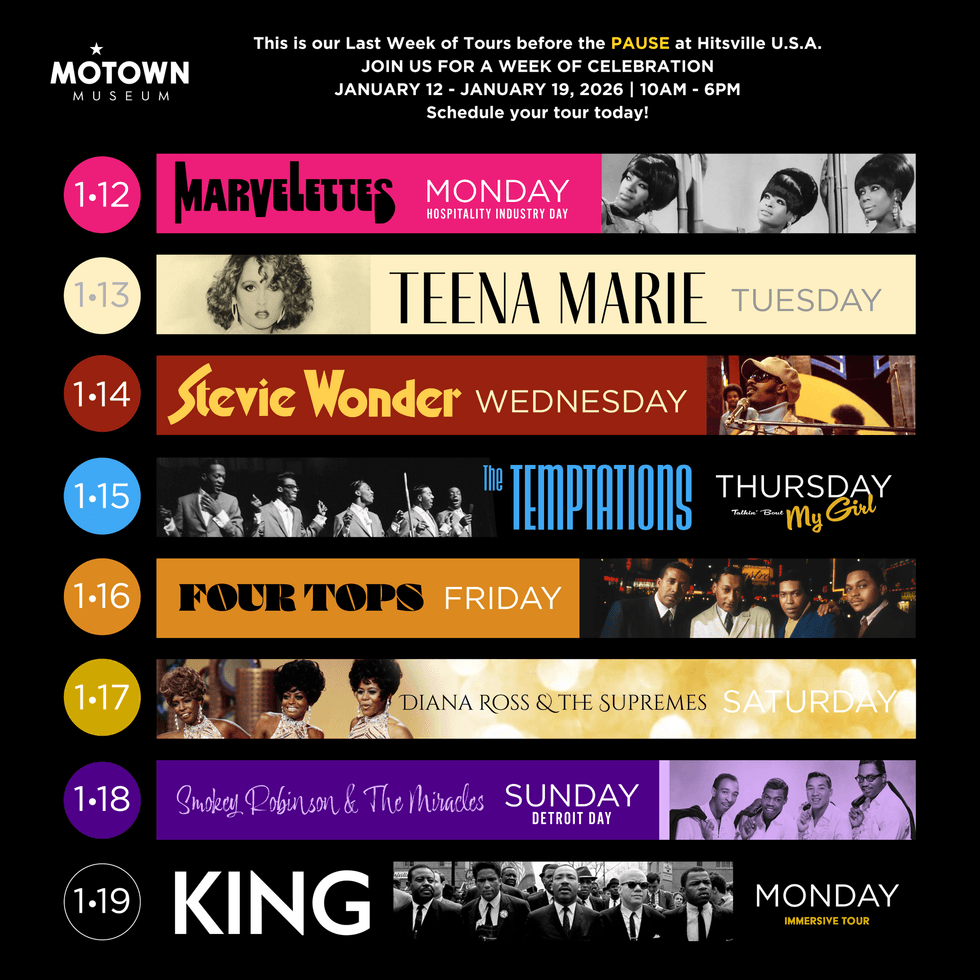 Motown Museum events