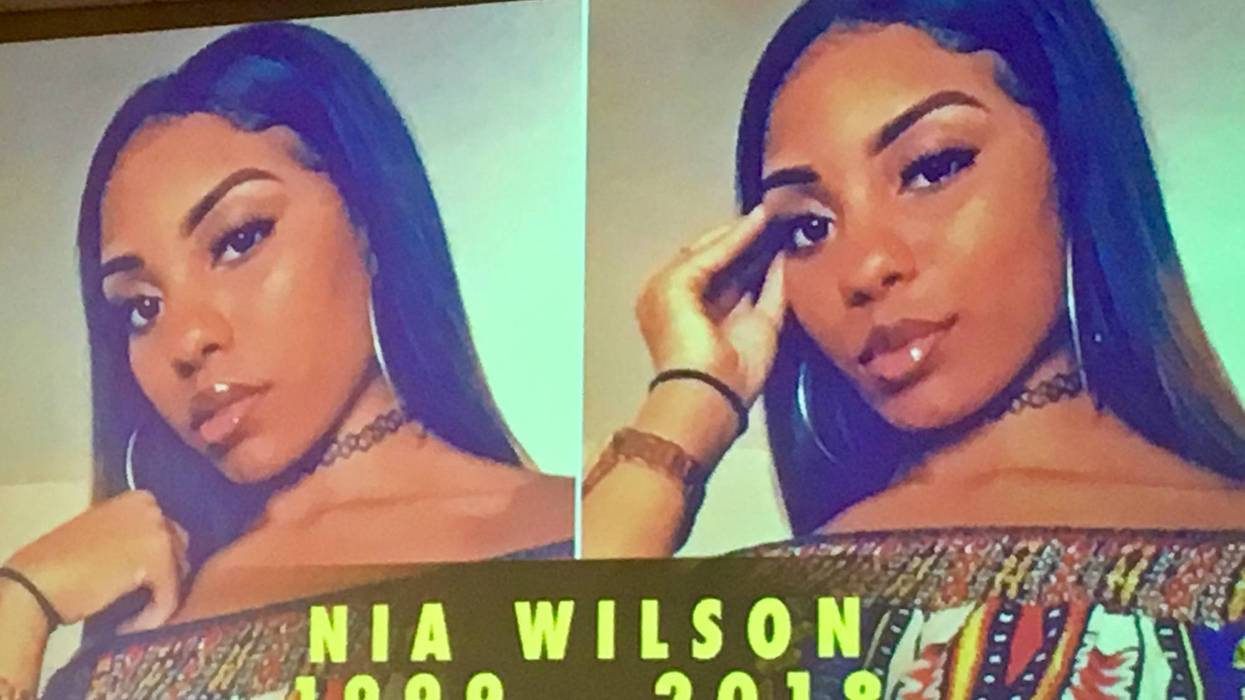 Mourners gathered on August 3 for the funeral of Nia Wilson, an Oakland teenager who was fatally stabbed at a BART station last month.
