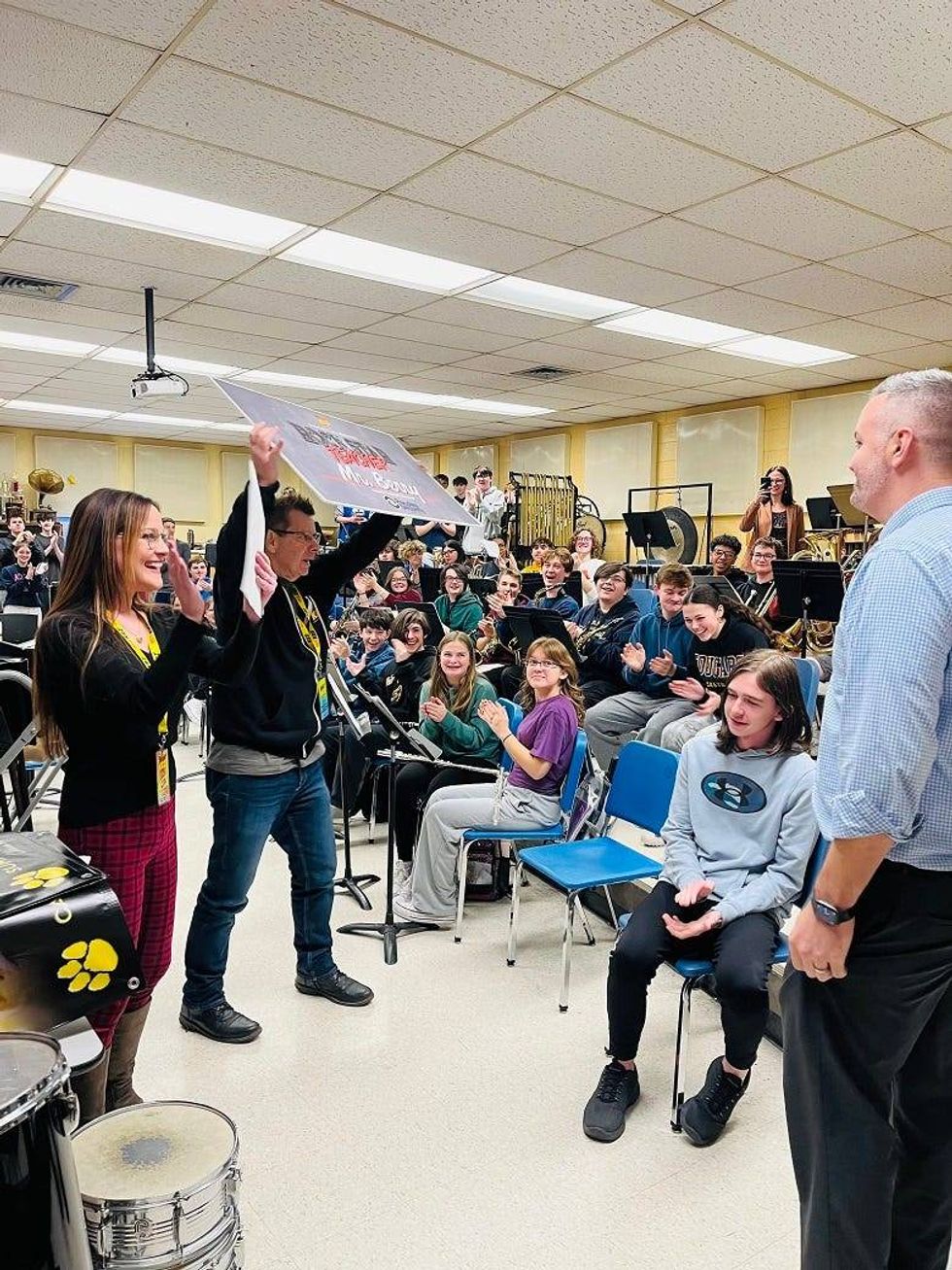 Mr. Berry wins Rockstar Teacher