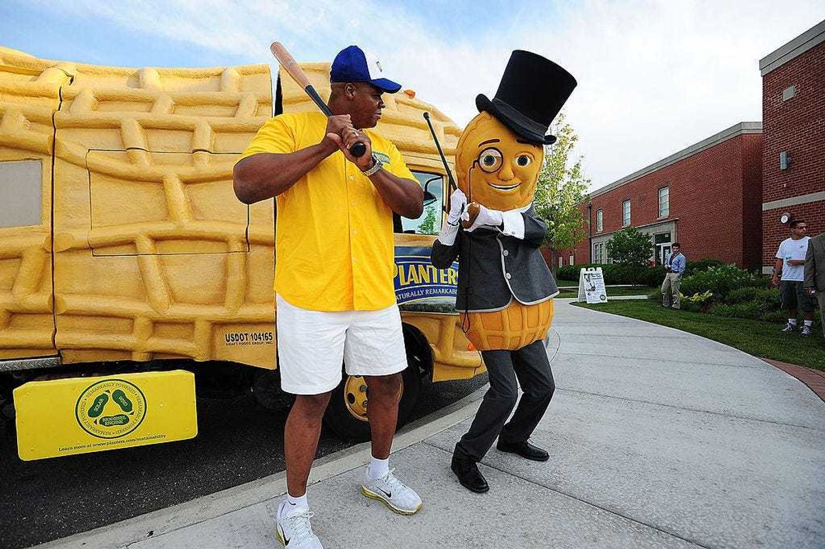 Mr. Peanut & Frank Thomas