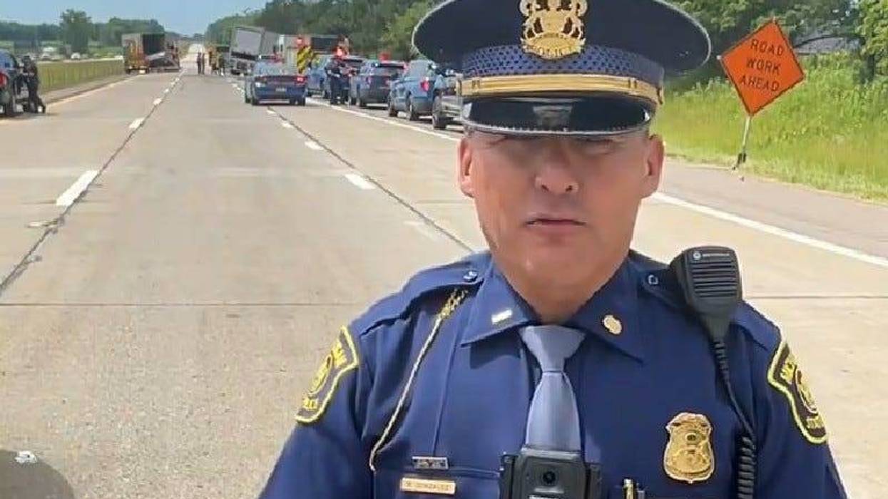 MSP First District Lt. Rene Gonzalez provides update from freeway
