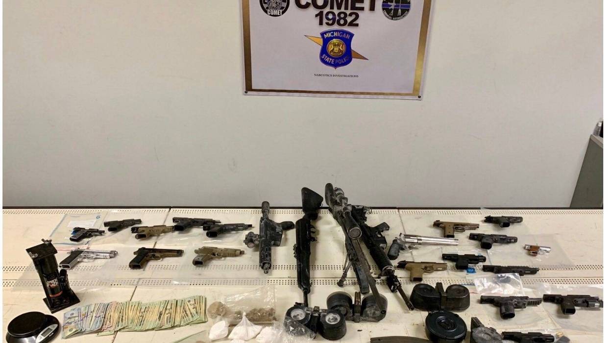 MSP guns seized.