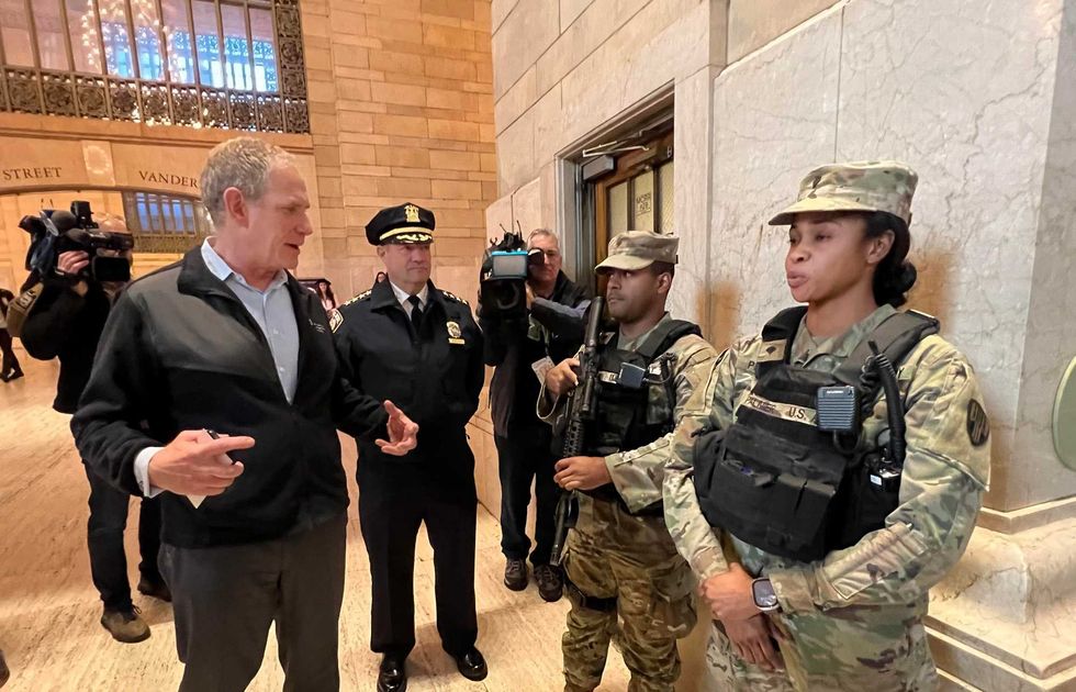 MTA Chair Janno Lieber was at Grand Central Terminal on Friday